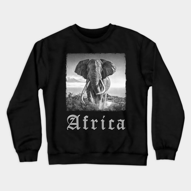 AFRICA Crewneck Sweatshirt by MiroDesign